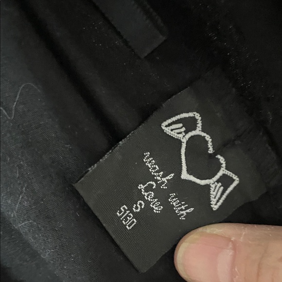 Hell Bunny Black with Pink Polka Dot Rockabilly Dress Size Small - Picture 12 of 13